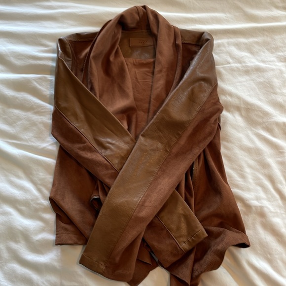 BlankNYC Suede and Faux Leather Coat - Picture 3 of 5